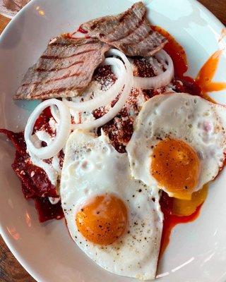 chilaquiles rojos