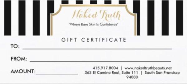 "Invitation To Get Naked" Gift Cards