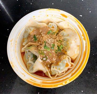 Wonton in Red Chili Sauce