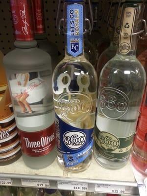 KC Royals 360 Vodka