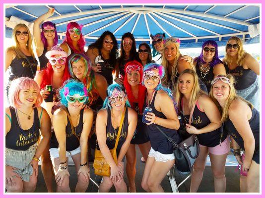 The best way to celebrate your Bachelorette Party at the Lake!