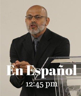 Pastor Victor Godoy leads our Spanish-speaking congregation.  "GCC en Espanol" meets in Chantilly at 12:45pm on Sundays.