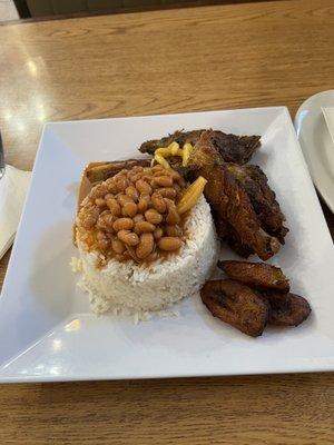 Ribs with Rice and beans