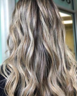 Ashy balayage