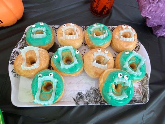 Halloween donuts