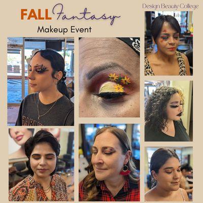 September 2023
Fall Fantasy
A makeup event for esthetics and cosmetology students