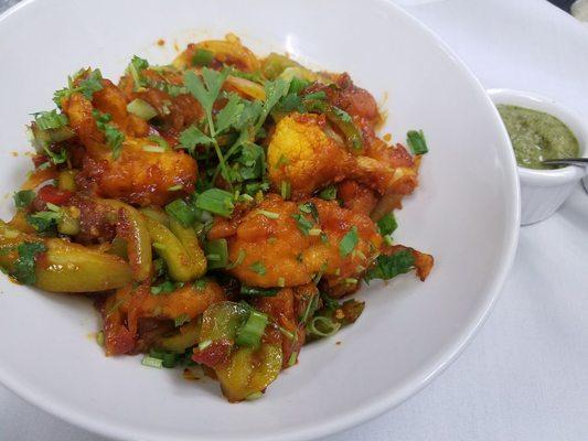 GOBHI MANCHURIAN @ MIRCHI INDIAN GRILL