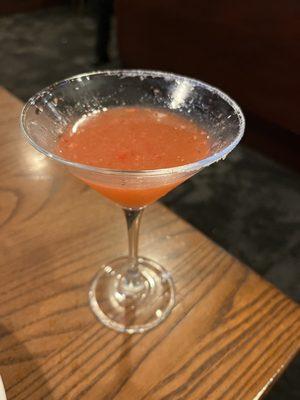 Strawberry martini