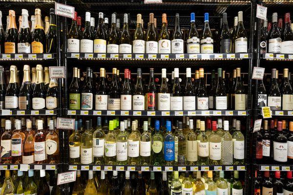 A wide selection local and imported wines.