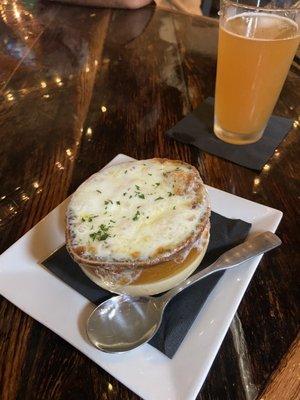 French Onion Brisket Soup