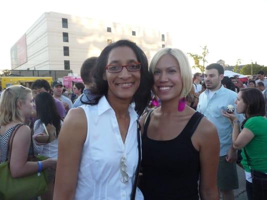 Carla Hall from Top Chef, spotted at Truckeroo 2! Her first stop: Fojol Brothers