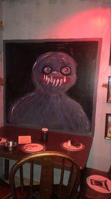 Painting in The Frightful Feast escape room