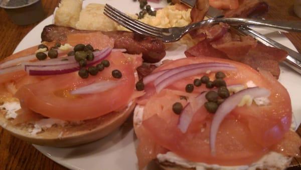 Lox and bagel