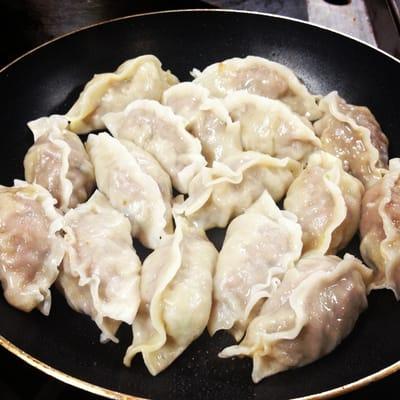 House Made Pan Fried Pork Dumplings