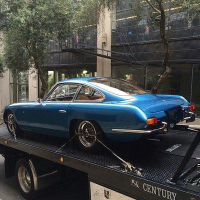 Classic car safely secured and shipped cross country.