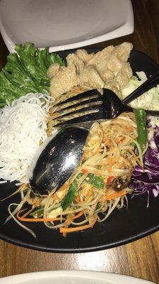 Laos papaya salad