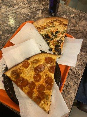 Single slice pizza