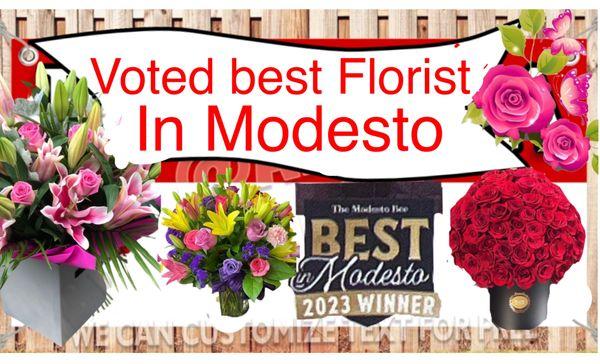 Voted best Florist In Modesto