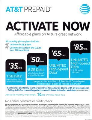 AT&T Prepaid Plans