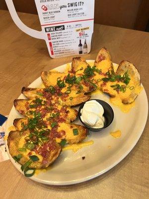 Potato skins.