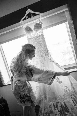 Wedding dress photo