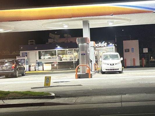 Rocket gas station of Del Amo and Long Beach Blvd.