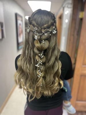 Bridal hair ‍