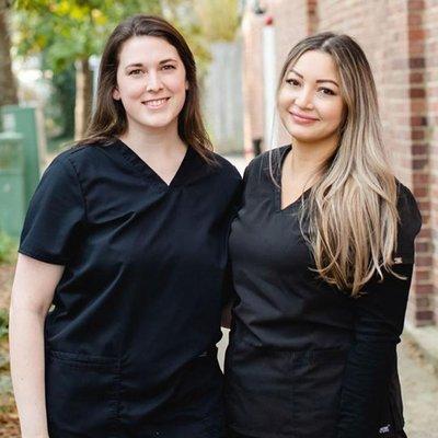 Say hello to two of our outstanding dental assistants at ECJ Dentistry in Downtown Jacksonville