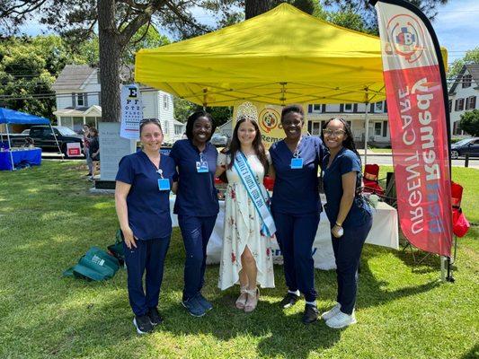 The Best Remedy crew received a visit from the Delmarva Coastal Queen.