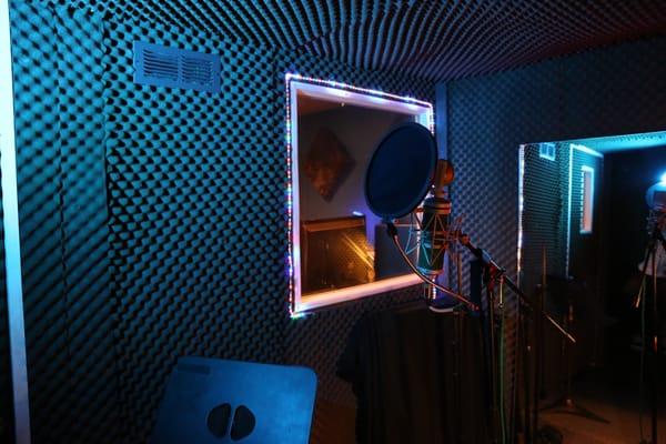 The Blue Room vocal booth