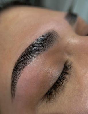 Brow Shaping and Lamination (by David)