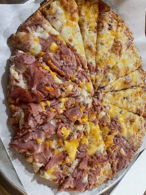 Half Cheese Half Canadian Ham