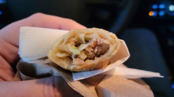 Inside the egg roll