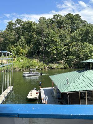 Water view from Tiki deck