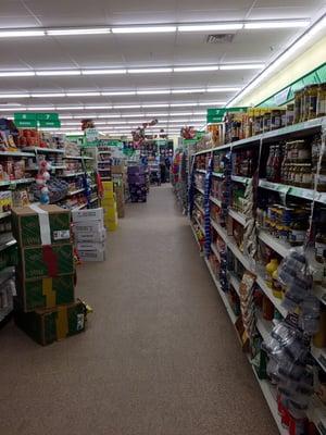 Aisles of dollar bargains