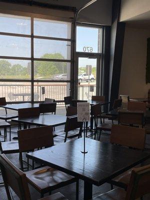 More seating, plus outdoor tables (especially when the garage door is open.