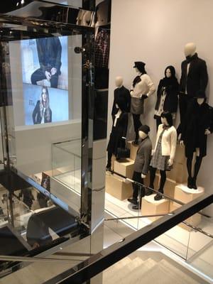 Taken from the second floor men's department overlooking the women's department downstairs.