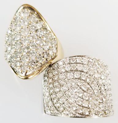 Cluster diamond rings