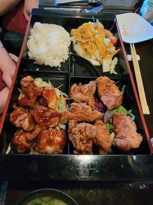 dinner box - pork katsu, chicken katsu