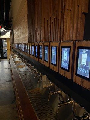 Self serve brews on tap