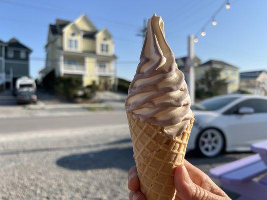 Grape Soft Serve!