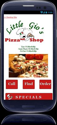 Order Online right from your smartphone!