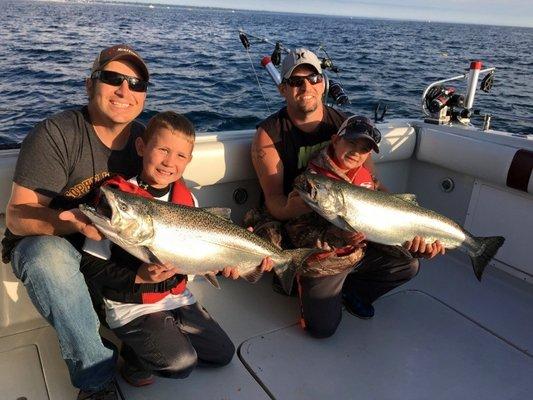 Kids of all ages enjoy big lake fishing!