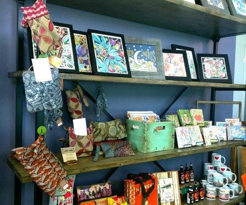 art prints, handbags and other fun stuff.