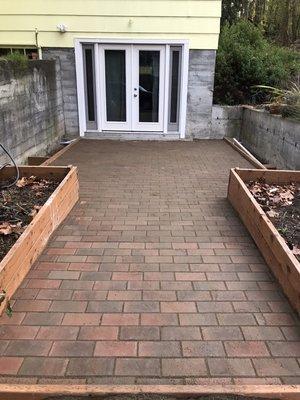 After Paver installation