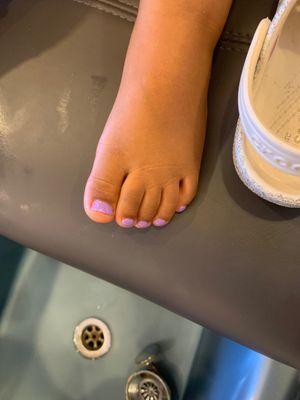 Shellac pedicure