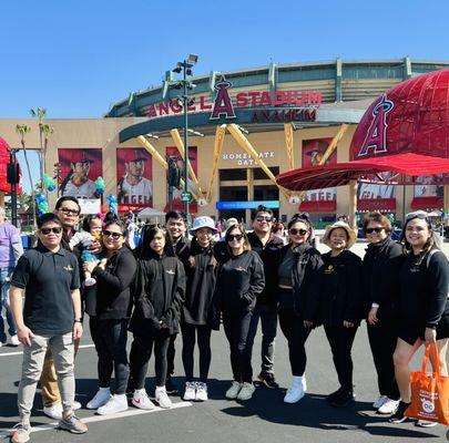 HPCC Team at Alzheimer's Walk 2024 at Angel Stadium