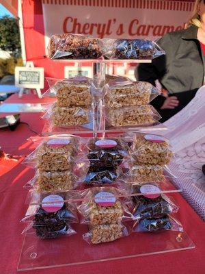 The display at the Sunset Market