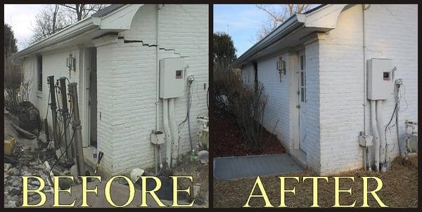 Foundation Repair, Cracked Brick, House Sinking? Free Estimates!