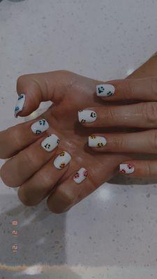 Smiley Face Nails by Amy